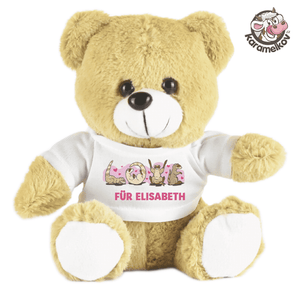 #007 Teddybär mit Text