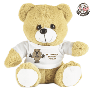 #004 Teddybär mit Text